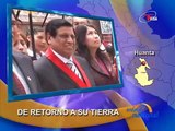 Presidente de Corte Superior de Lima Cesar Vega visita su natal Huanta