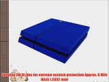 iCarbons Blue Carbon Fiber Vinyl Skin for Playstation 4 PS4