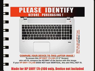 Decalrus - Decal Skin Sticker for HP ENVY 17t-j100 with 17.3 TOUCHScreen (NOTES: Compare your