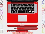 XGear EXO Skin Protective Vinyl Skin for 15-Inch Apple MacBook Pro - Red Carbon Fiber (MB15-EXO-RED)