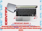 Decalrus Full Body Black Carbon Fiber Texture Skin for Samsung Chromebook with 11.6 inch screen