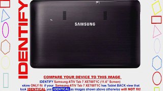 Decalrus - Samsung ATIV XE700T1C Smart PC Pro 700T with 11.6 Screen FULL BODY BLUE Texture