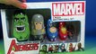 MARVEL Avengers Stacking Cups Thorn Hulk Captain America Iron Man Nesting Set Kinder Surprise Egg HD