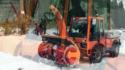 Holder C 9.88 H mit Westa Schneefräse