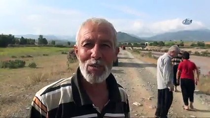 Sele kapılan sürücü son anda kurtarıldı