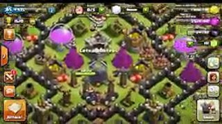 Clash Of Clans Gameplay - Clan WARS! Live Attack Without Spells Version
