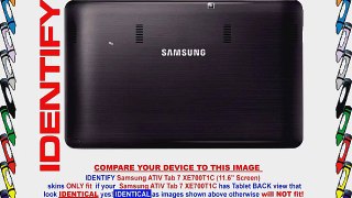 Decalrus - Samsung ATIV XE700T1C Smart PC Pro 700T with 11.6 Screen FULL BODY ORANGE Texture