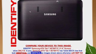 Decalrus - Samsung ATIV XE700T1C Smart PC Pro 700T with 11.6 Screen FULL BODY LITE BLUE Texture