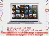 Composition Notebook Design Protector Skin Decal Sticker for Apple MacBook Air 11 inch Multi-Touch
