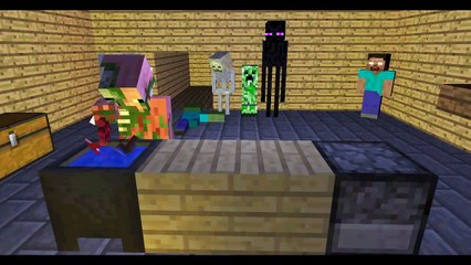 Monster School: Cooking - Minecraft Animation
