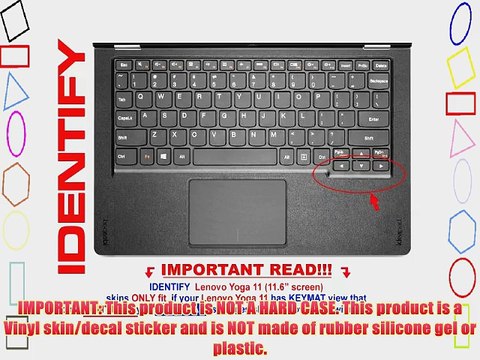 Decalrus - Matte Decal Skin Sticker for LENOVO IdeaPad Yoga 11 11S Ultrabooks with 11.6 screen