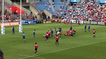 Jun 21, 2014 ラグビー日本代表　イタリア戦　後半トライシーン！！