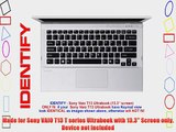 Decalrus - Sony VAIO T13 T series Ultrabook with 13.3 Screen BLUE Texture Carbon Fiber skin