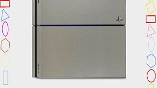 iCarbons Brushed Titanium Vinyl Skin for Playstation 4 PS4