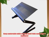 Simplistex? - Adjustable Folding Laptop or Notebook Desk / Stand / Cart - Vented or Fan cooled