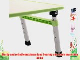 Superbpag Portable Folding Vented Laptop Notebook Bed Table with Adjustable Legs  Green