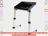 SOJITEK Silver Adjustable Folding Ventilated Laptop Notebook Tablets PC iPad Table up to 17