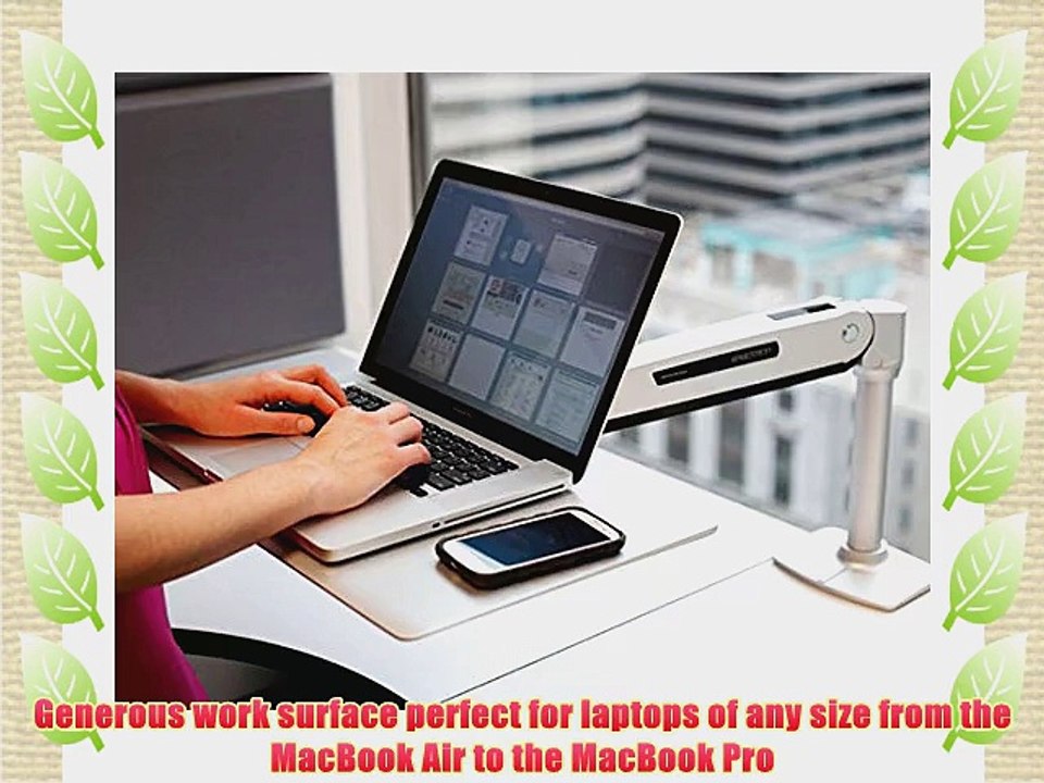 Ergotron WorkFit-P Sit-Stand Workstation PLATINUM (24-408-227)