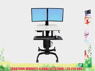 ERGOTRON WORKFIT-C DUAL SIT-STAND / 24-214-085 /