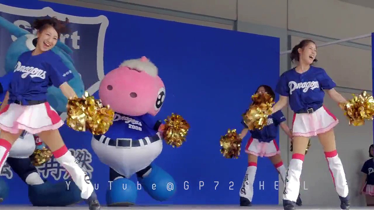 [4K] Japanese Cheerleading Team "Cheer-Doragons" Wow pretty girls!!