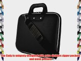 Cady Messenger Cube - JET BLACK Ultra Durable Tactical Leather -ette Bag Case fits Microsoft