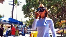 Disabled people go snorkeling in Kona Hawaii