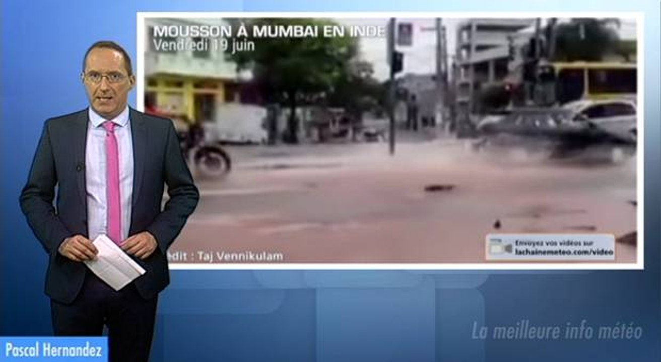 Mousson en Inde : de gigantesques inondations à Bombay