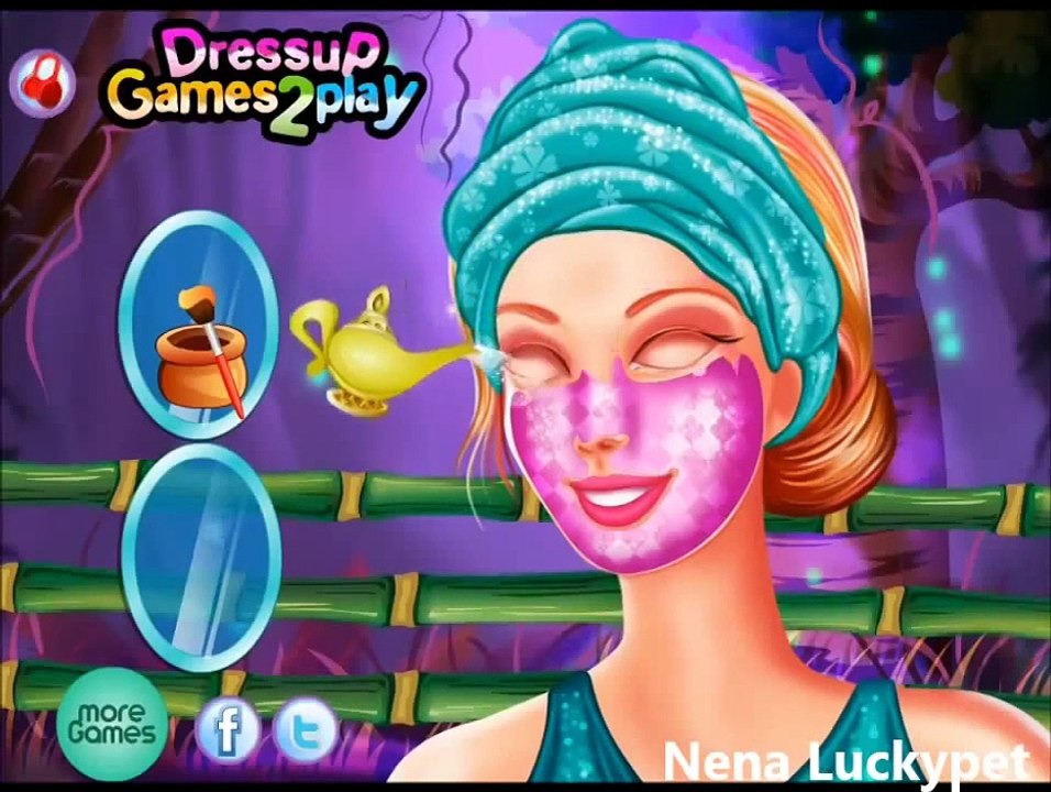 Amazing Barbie Fabulous Facial Makeover Video Play-Barbie Games-Beauty Girls Games