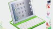 SUPERNIGHT 360 Degree Rotate Detachable Bluetooth Keyboard Sliding Cover Case for iPad 2 iPad