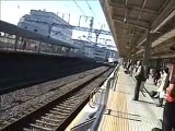 Shinkansen Bullet train from outside