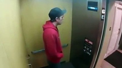 Scary elevator prank goes wrong