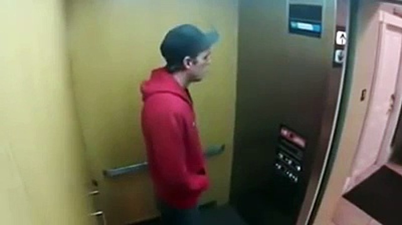 Scary elevator prank goes wrong