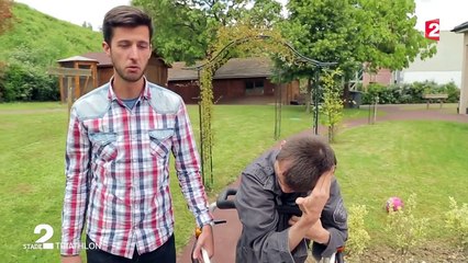 Triathlon 2 frères inséparables malgré le handicap