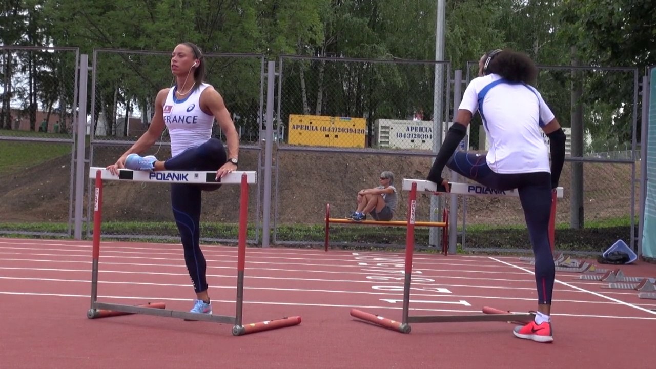Derniers préparatifs pour les hurdleurs