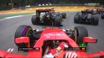Fernando Alonso and Kimi Räikkönen Huge Crash - F1 Austrian GP 2015