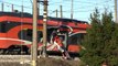 Крушение дизель-поезда Штадлер с грузовиком / Train crash: Stadler DMU collision with a dumptruck