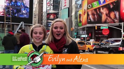 100 Millionth Shoe Box Tour - Manhattan, NY - Operation Christmas Child