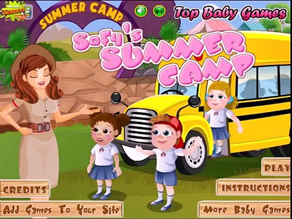 School camp online video game for girls for free to play - games for girls and boys new game 2013