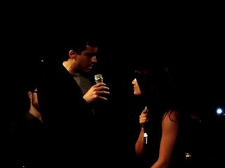 John Lloyd Young & Lea Michele "A Little Fall Of Rain"