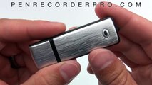 USB Flash Drive Voice Recorder Digital Audio Mini Small *CD QUALITY* (AUDIO DEMO)