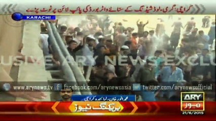 Water Crisis: Residents of Karachi destroyed main water line