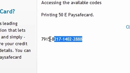 FAKE PaySafeCard site Generator!