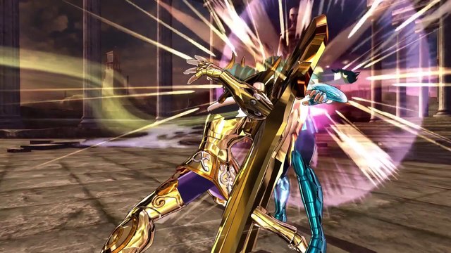 Saint Seiya Soldiers Soul - E3 2015 Shurya vs. Shiryu Gameplay