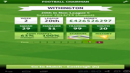 Football Chairman [Download .Apk]