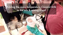 Making & Cutting Salty Dog Spa Bar Soap - Cold Process Soap Recipe