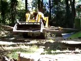 Tree Wood Chipper and Tree Removal with Ace trees chipper and bobcat