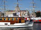 The Tall Ships' Races Szczecin - sailing ships and fireboat