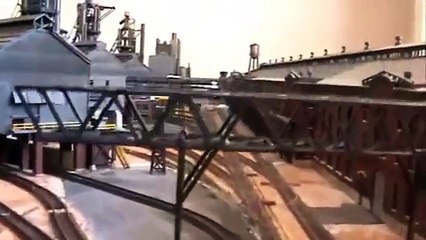 N Scale Steel Mill Model