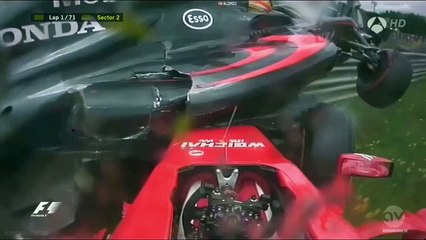 F 1 : L'accrochage entre Fernando Alonso et Kimi Raikkonen lors du Grand Prix d’Autriche