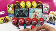 ★ 8 CARS 2 Kinder Surprise Eggs Disney Pixar Lightning McQueen Mater cartoys Zaini Easter